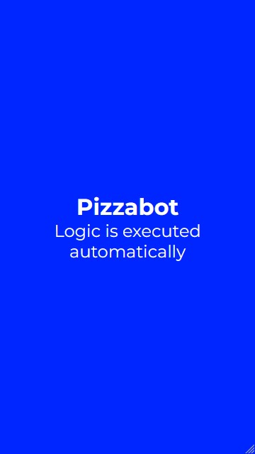 Pizza Bot mobile preview